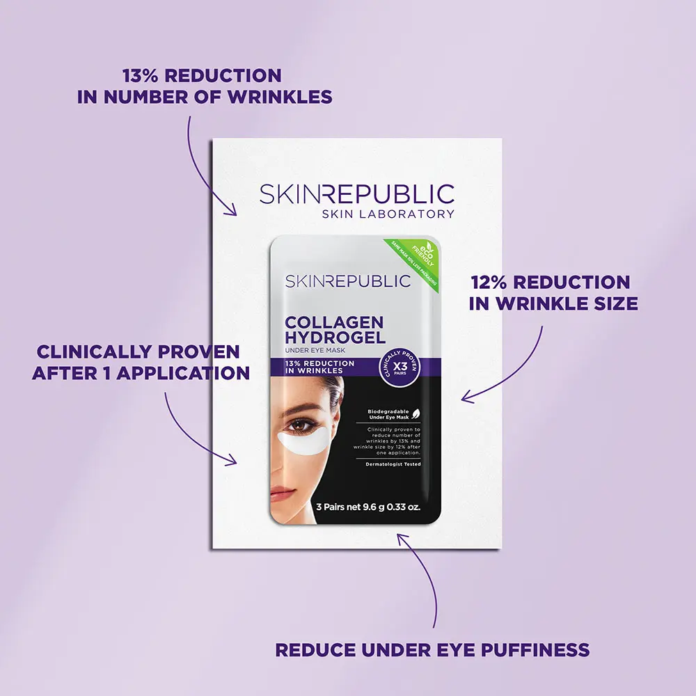 Skin Republic Collagen Hydrogel Under Eye Patch 3 Pairs - view 3