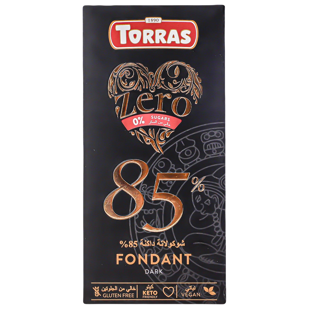 Torras Zero Dark Chocolate 85% Sugar Free 100 gm