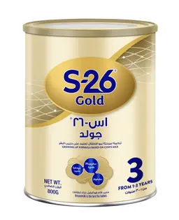 اس 26 جولد بروجرس حليب المرحلة 3 800 جم
