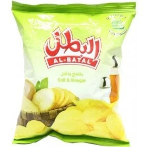 Al Batal Potato Chips Salt & Vinegar 23 gm