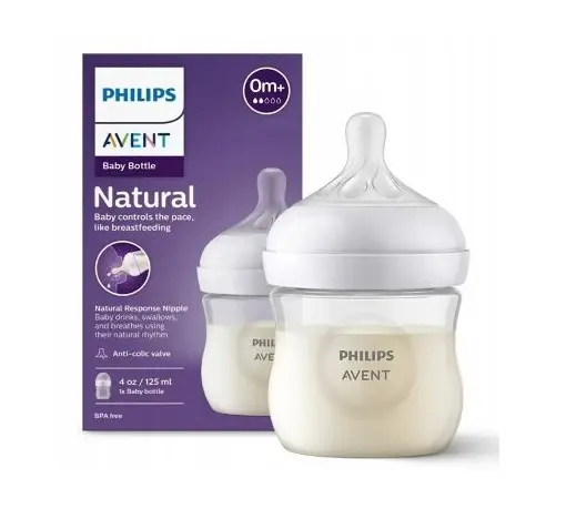 Philips Avent Natural 2.0 Plastic Feeding Bottle 125 ml - view 5