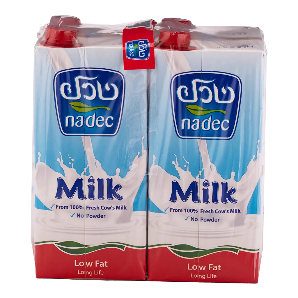 Nadec Uht Long Life Milk Low Fat 1LtrX4 - view 3