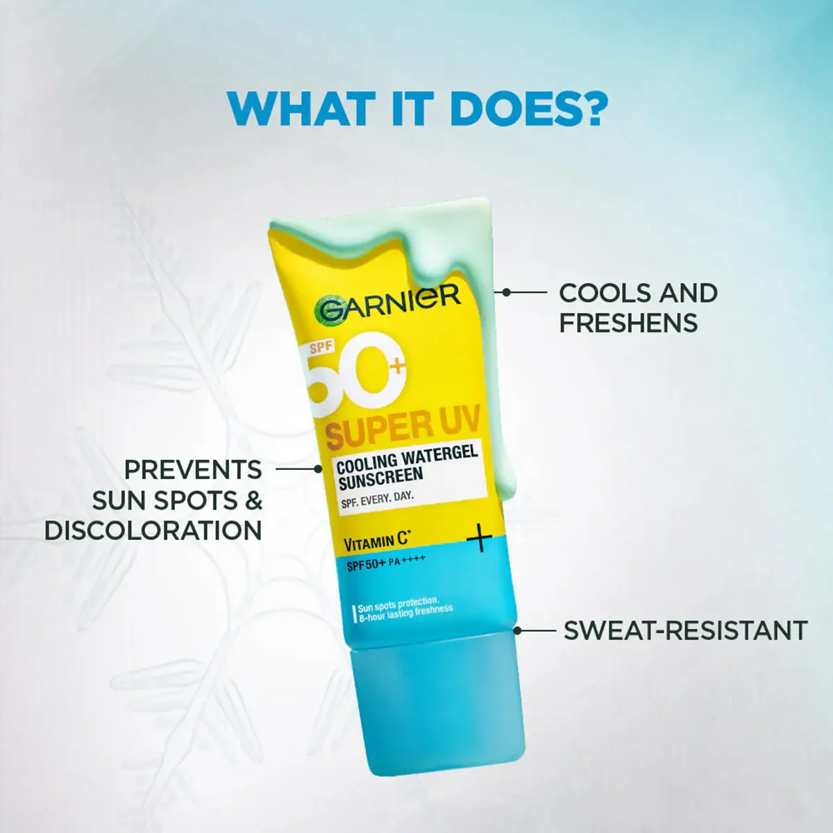 Garnier Super UV Cooling Water Gel Sunscreen SPF 50+ PA++++ - 30 ml - view 7