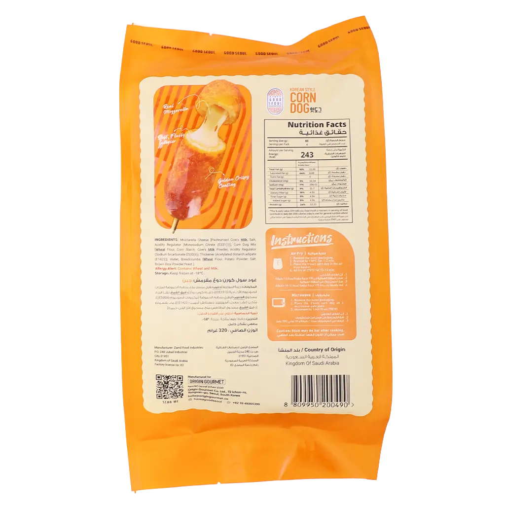 Good Seoul Crispy Cheese Dog 80 gm - view 3