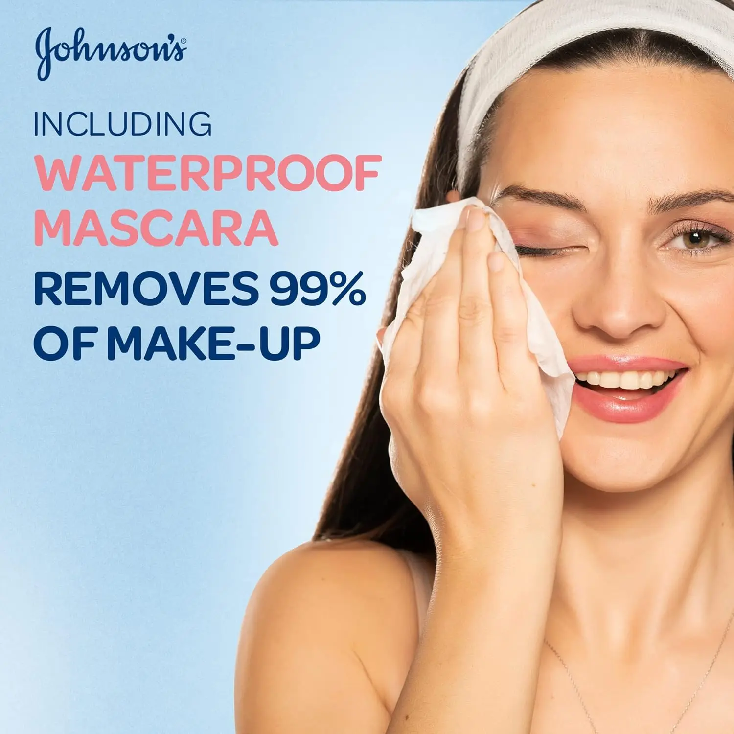 Johnson's Wipes Moisturizing Micellar Makeup Remover 25 Wipes - view 5