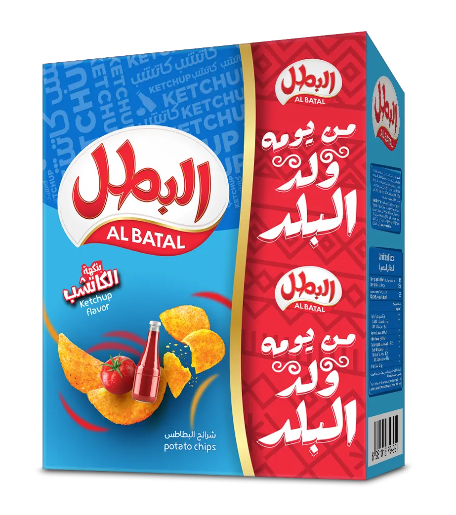 Albatal Potato Chips Ketchup 12 pcs 23 gm  - view 2