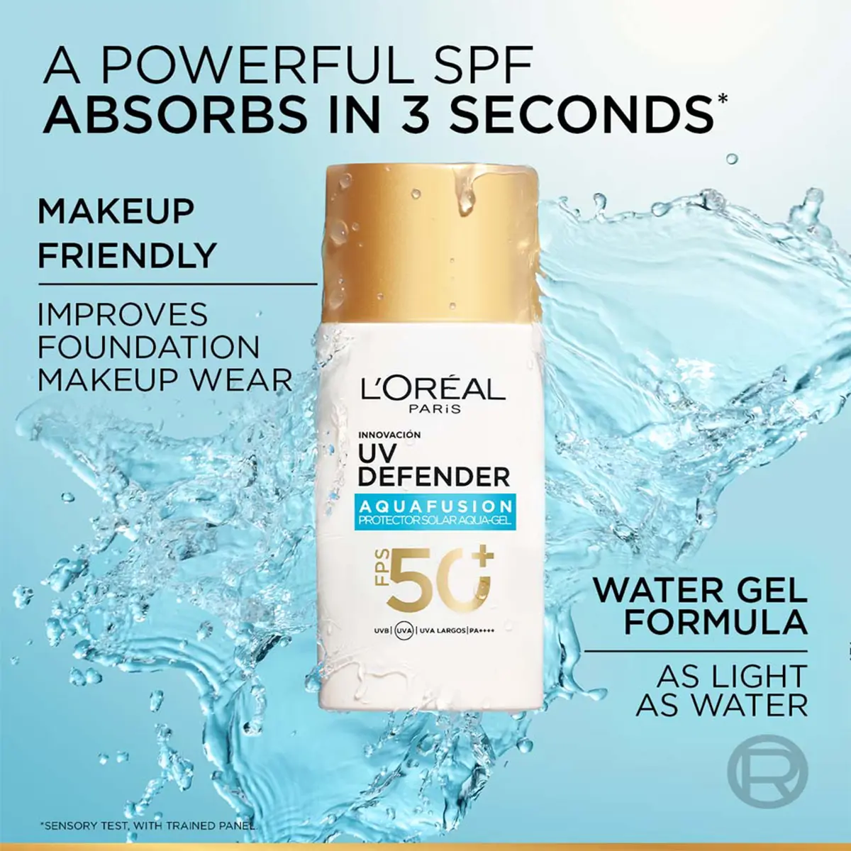 لوريال باريس يو في ديفندر أكوافيوجن بعامل حماية SPF 50 تركيبة خفيفة 50 مل - view 2
