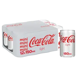 Coca Cola Light Soft Drink  12 pcs  (10+2 FREE) 150 ml 