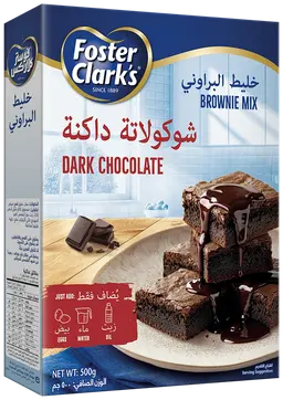 Foster Clarks Brownie Mix Dark Chocolate 500 gm