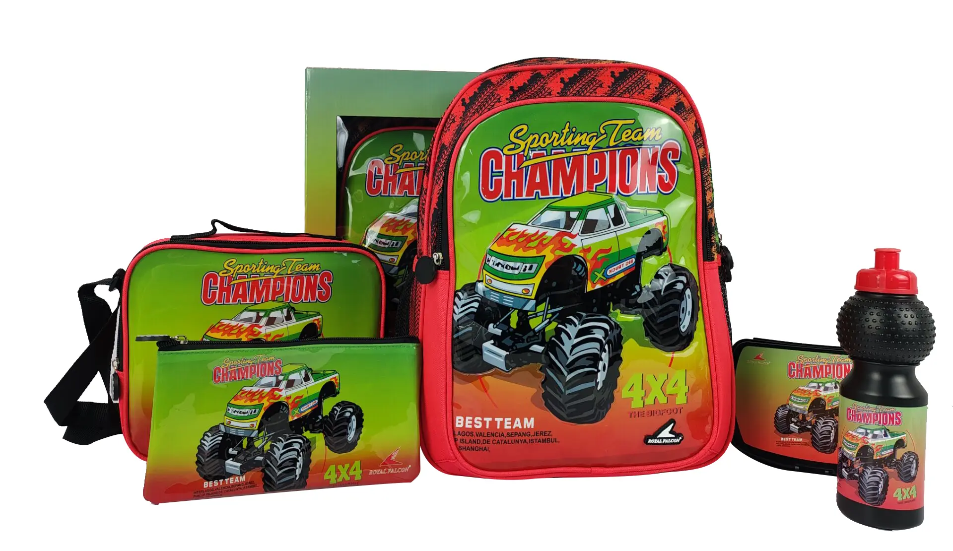 Royal Falcon Backpack Champions Set of 5 pcs  16 inch - view 4