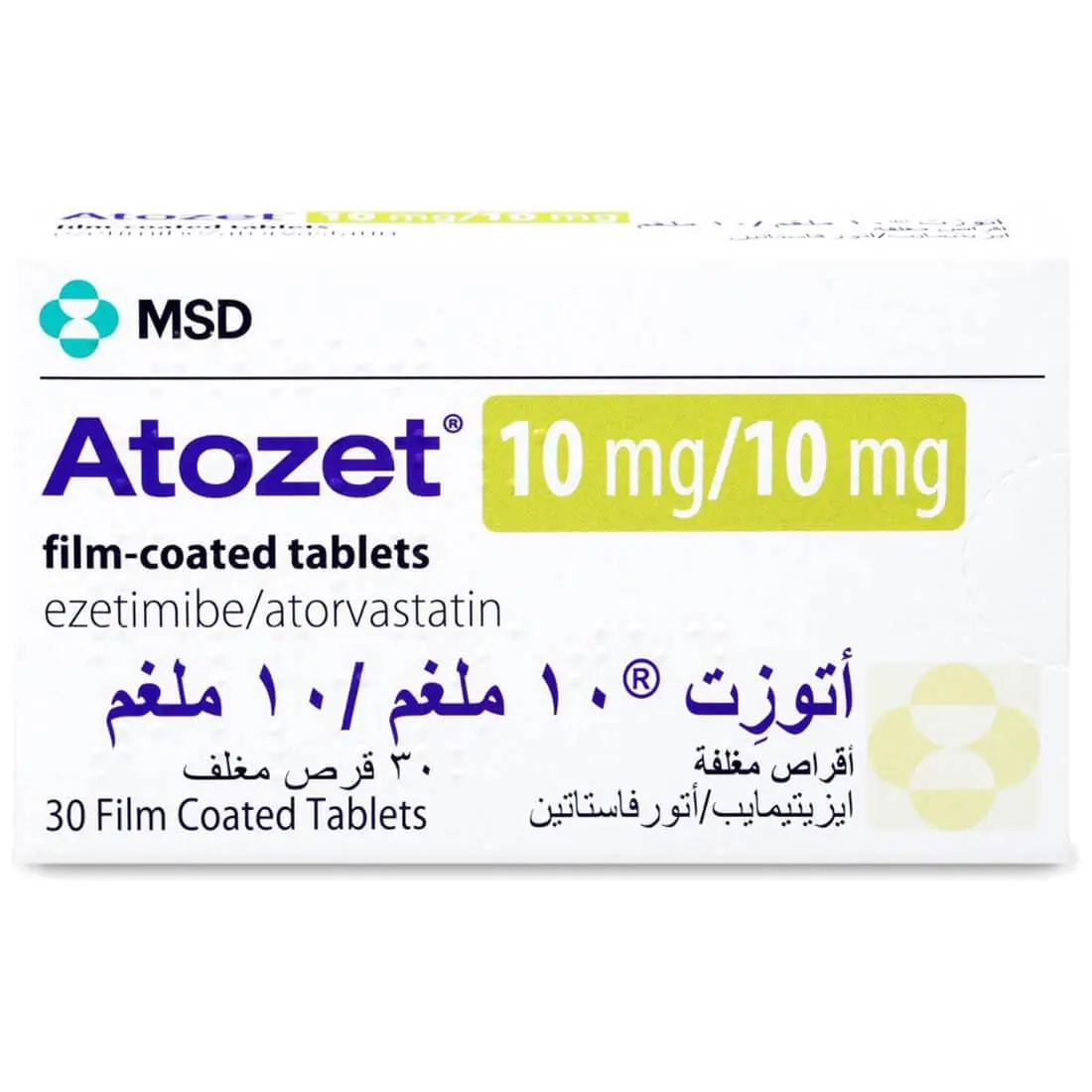 اتوزيت 10 مجم/10 مجم 30 قرص - view 1