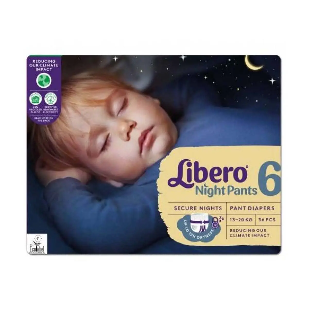 Libero Diapers Night Pants Size 6 36 Pcs - view 1