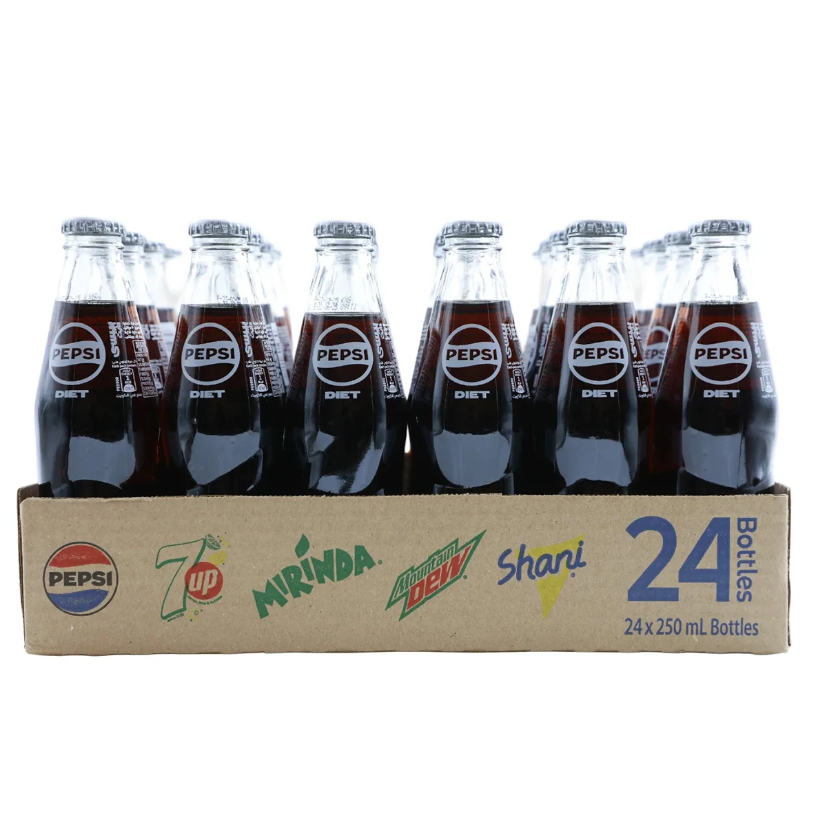 Pepsi Diet Bottle 24 pcs 250 ml