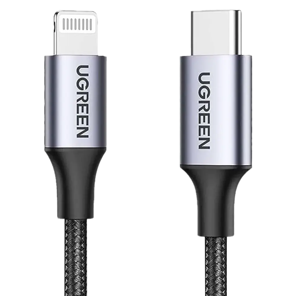 Ugreen Charging Cable USB C To Lightning 2 m Black - view 1