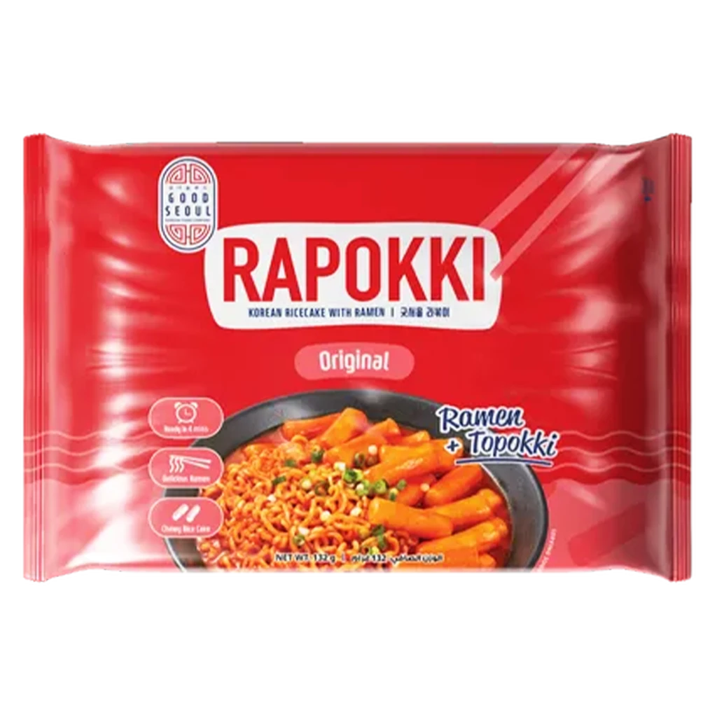 Good Seoul Rapokki Original Ricecake 132 gm