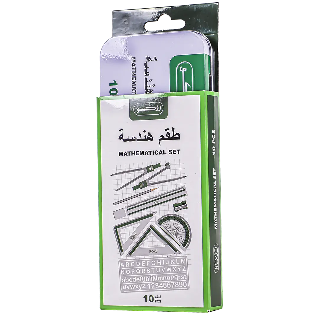 Roco Geometry Set Acrylic/Tin Container 10 Parts - view 1