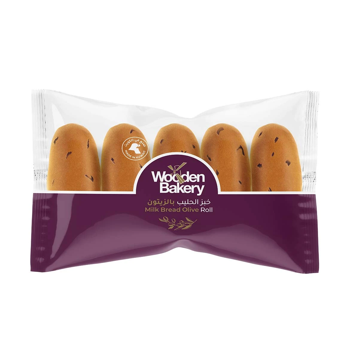 Wooden Bakery Milk Bread Olive Roll 170 g