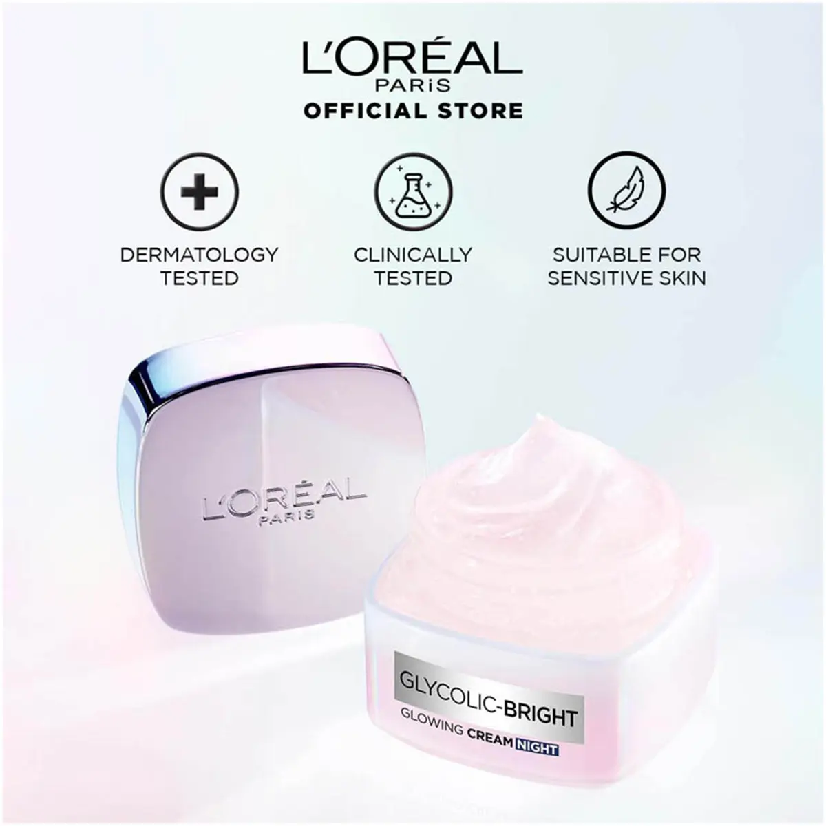 L'Oreal Paris Glycolic Bright Night Cream 50 ml - view 2