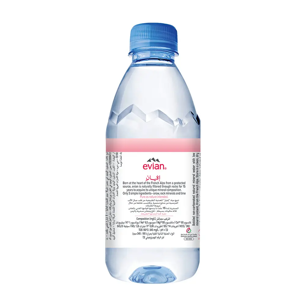 Evian Water Mineral 330 ml - view 2