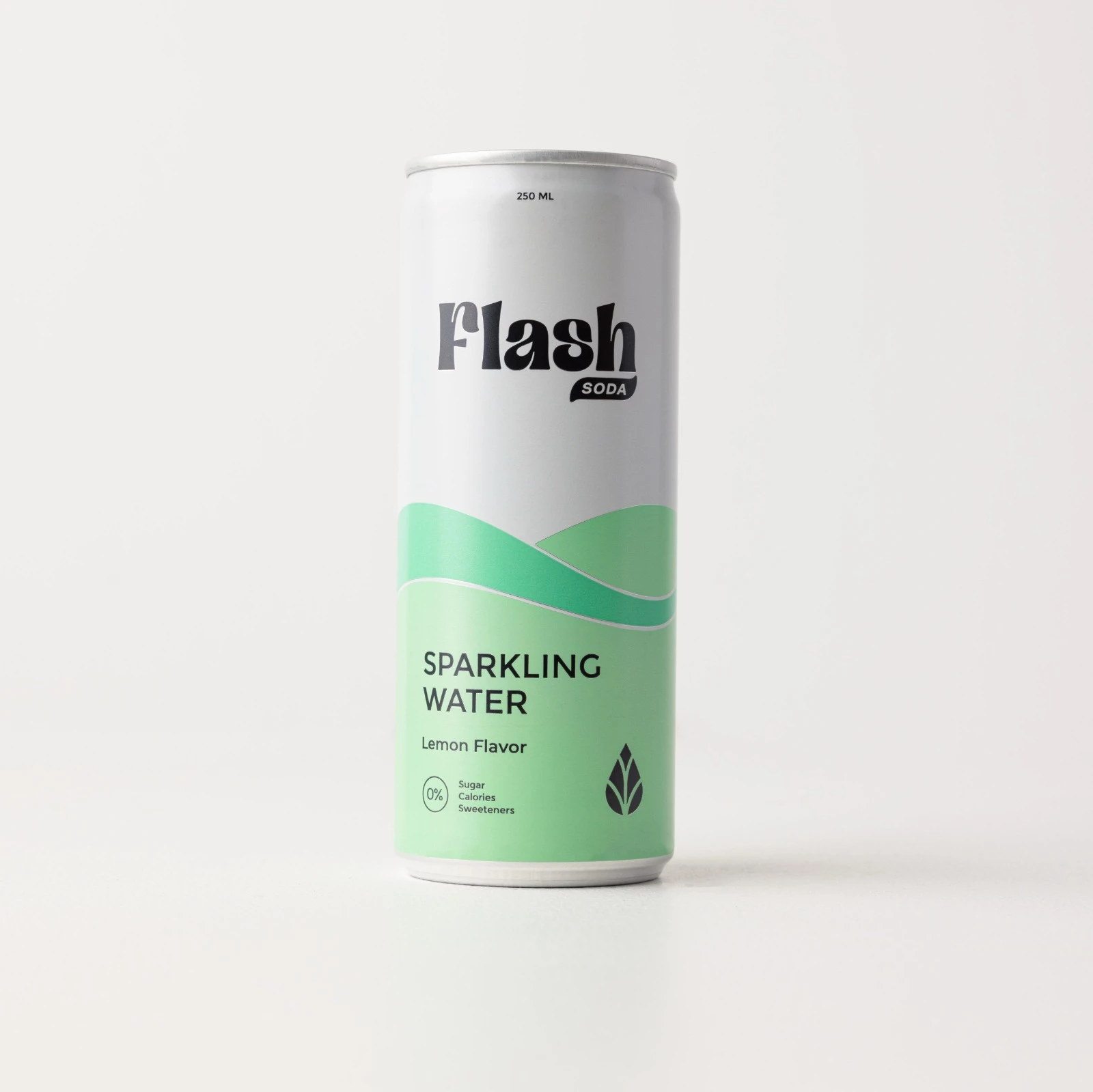 Flash Soda Sparkling Water Sugar Free Lemon Flavour 250 Ml
