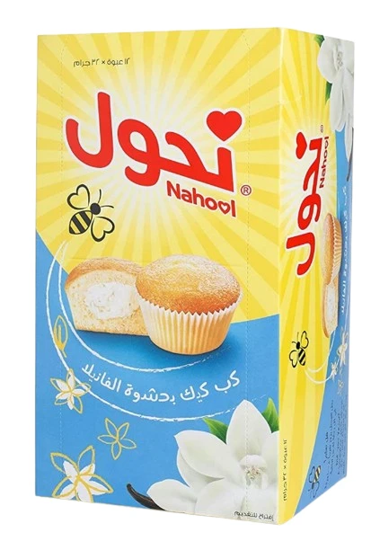 Nahool Cupcake Vanilla 32GmX12