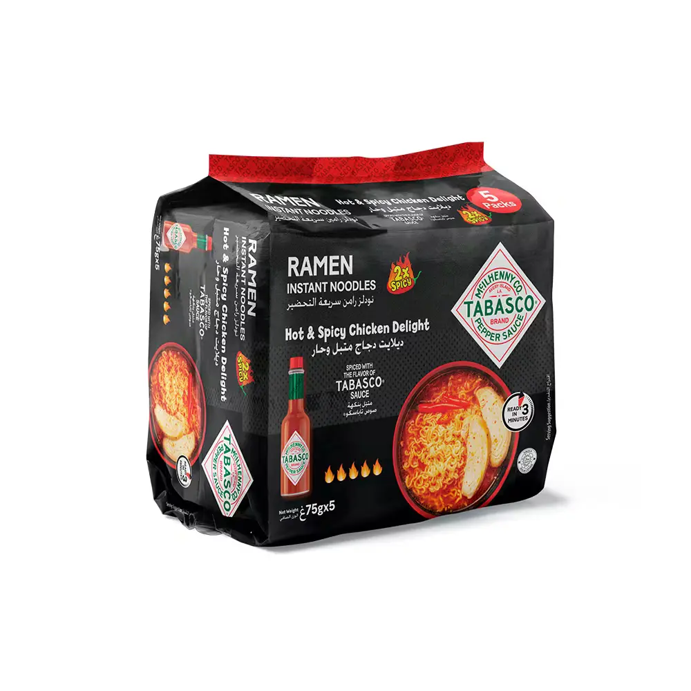 TABASCO Instant Ramen Noodles Hot & Spicy Chicken Delight 5 pcs 75 gm - view 1