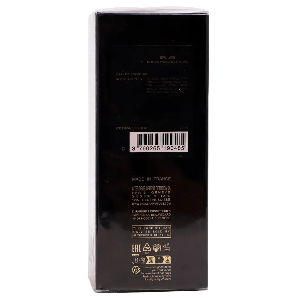 Mancera Perfume Cedrat Boise Unisex EDP 120 ml - view 5