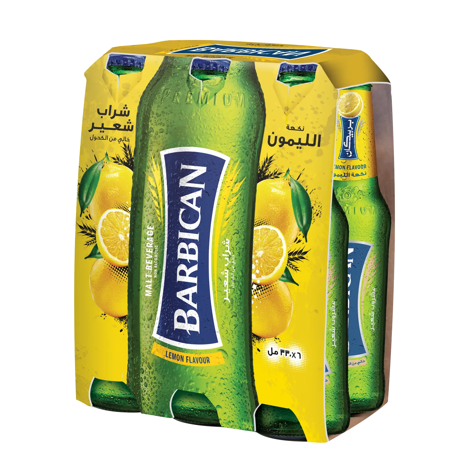 Barbican Lemon Non Alcoholic Malt Beverage 330MlX6 - view 2