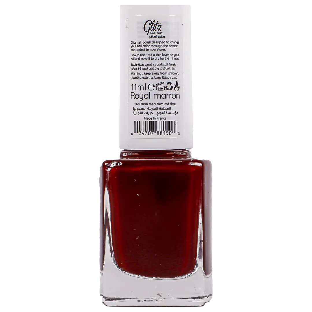 Glitz Nail Polish Royal Marron 11 ml - view 2