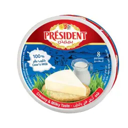 President 8 Portions Triangle Spreadable Cheese 120G
