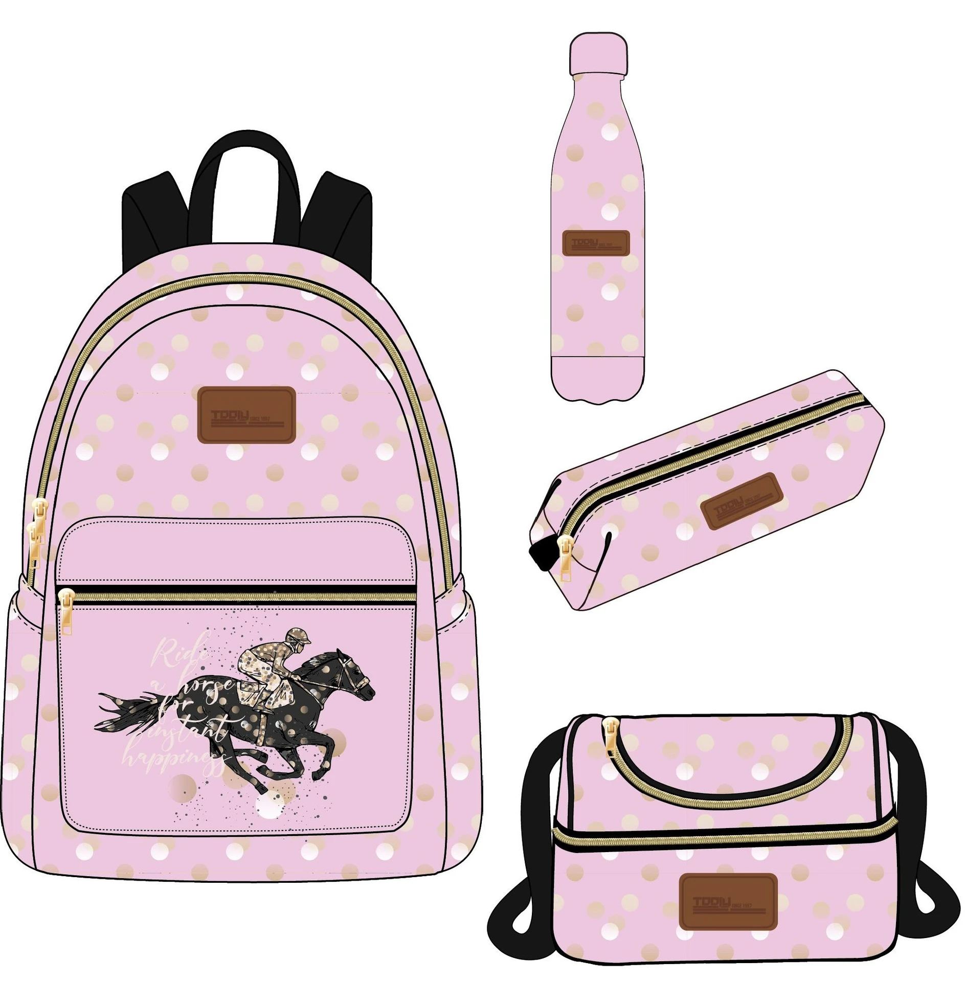 Tooly BackPack set of 4 pcs 17 inch
