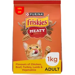 Purina Friskies Meaty Grill 1kg  15% OFF