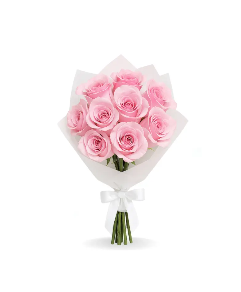 Everyday Flowers Pink Roses Bouquet - view 1