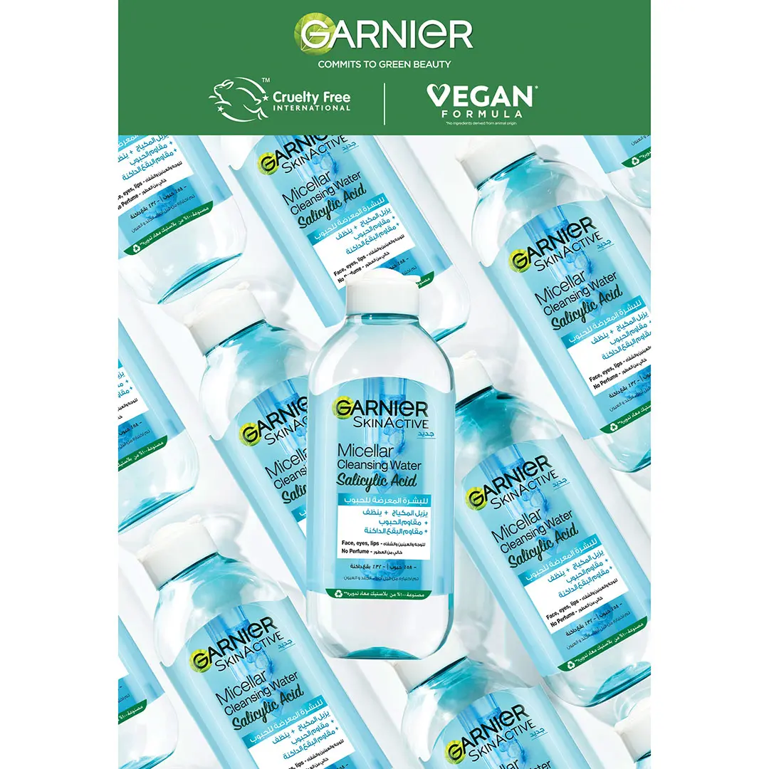Garnier SkinActive Micellar Cleansing Water with Salicylic Acid 400 ml - view 4