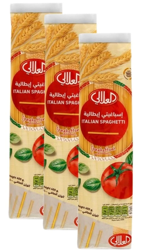 Al Alali Pasta Italian Spaghetti No.5 400GmX3