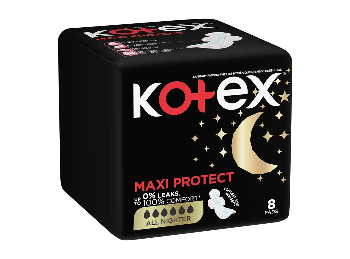 Kotex All Nighter Maxi Extra Heavy Flow 8S - view 2