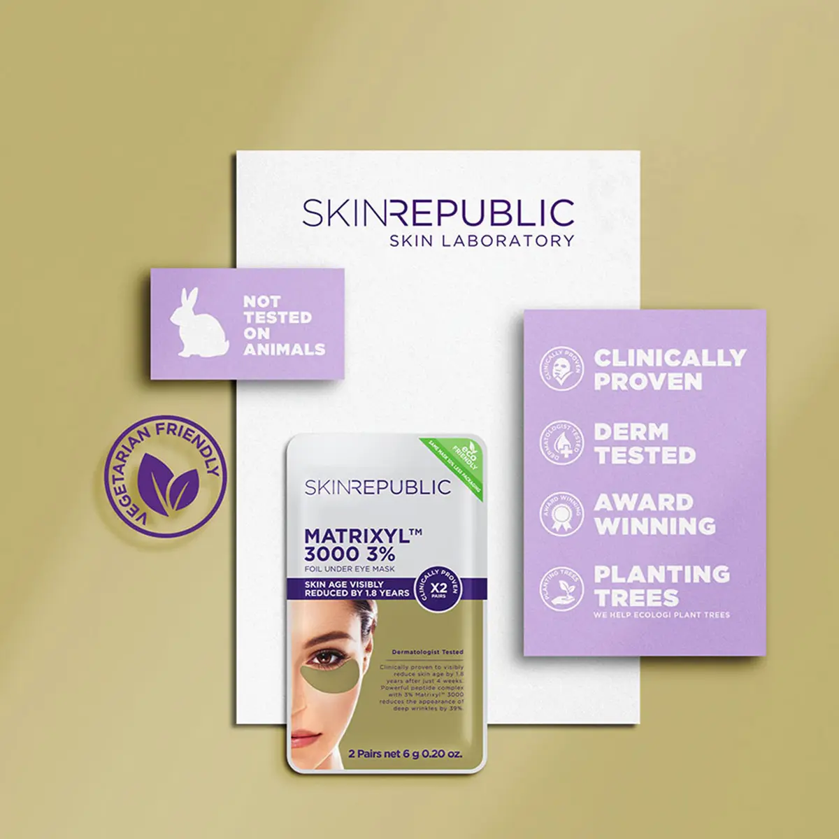 Skin Republic Matrixyl 3000 3% Under Eye Mask Patch 2 Pairs - view 7