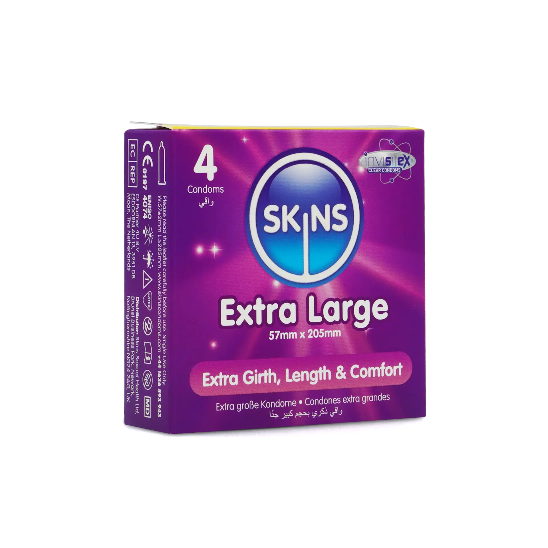 Skins Condom Extra Large 4 Pack - view 2
