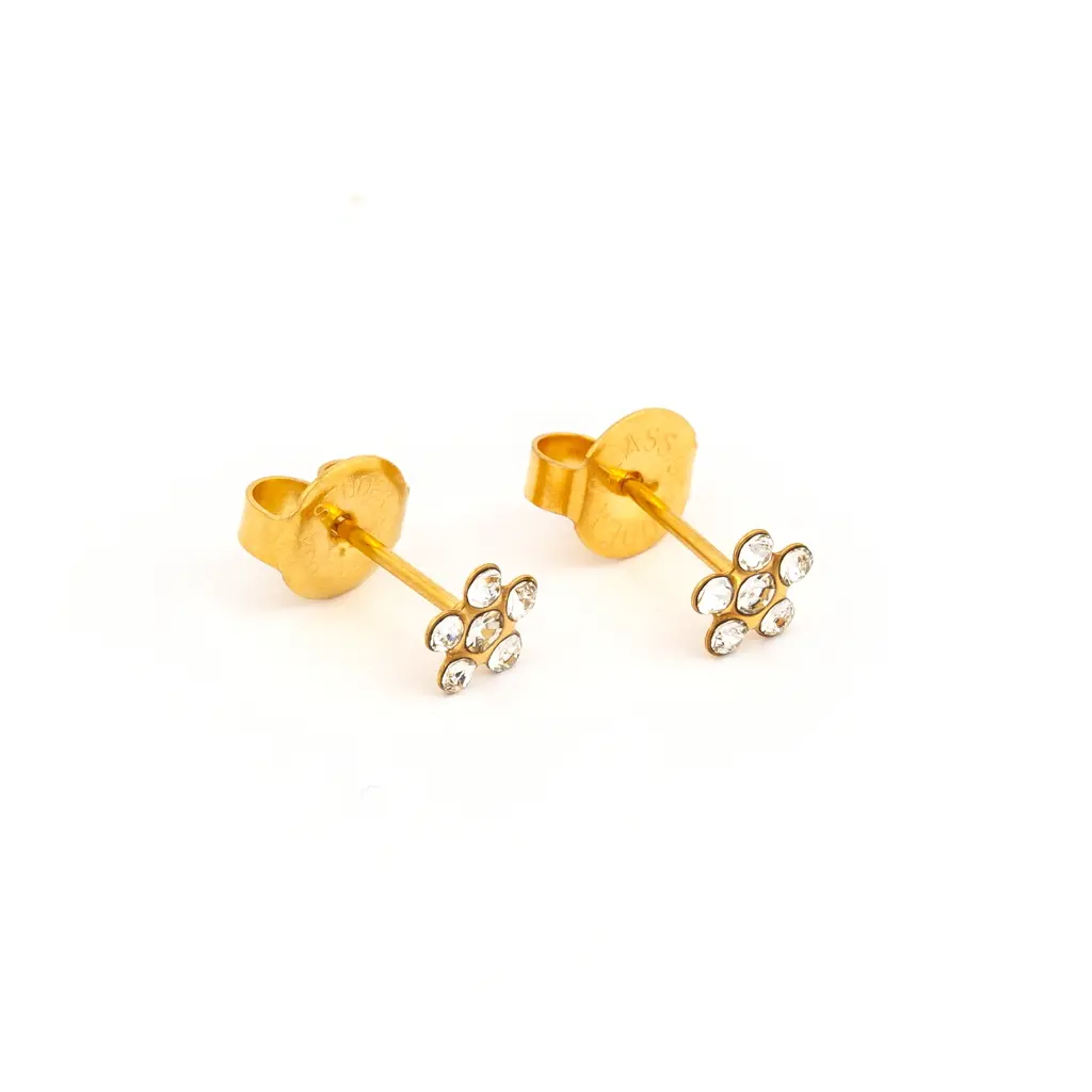 Studex Daisy April Crystal Gold Plated- Ear Piercing Kit - view 2