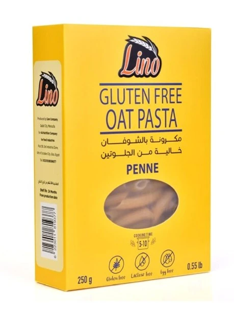 Lino Gluten Free Oat Pasta Penne 250 Gm