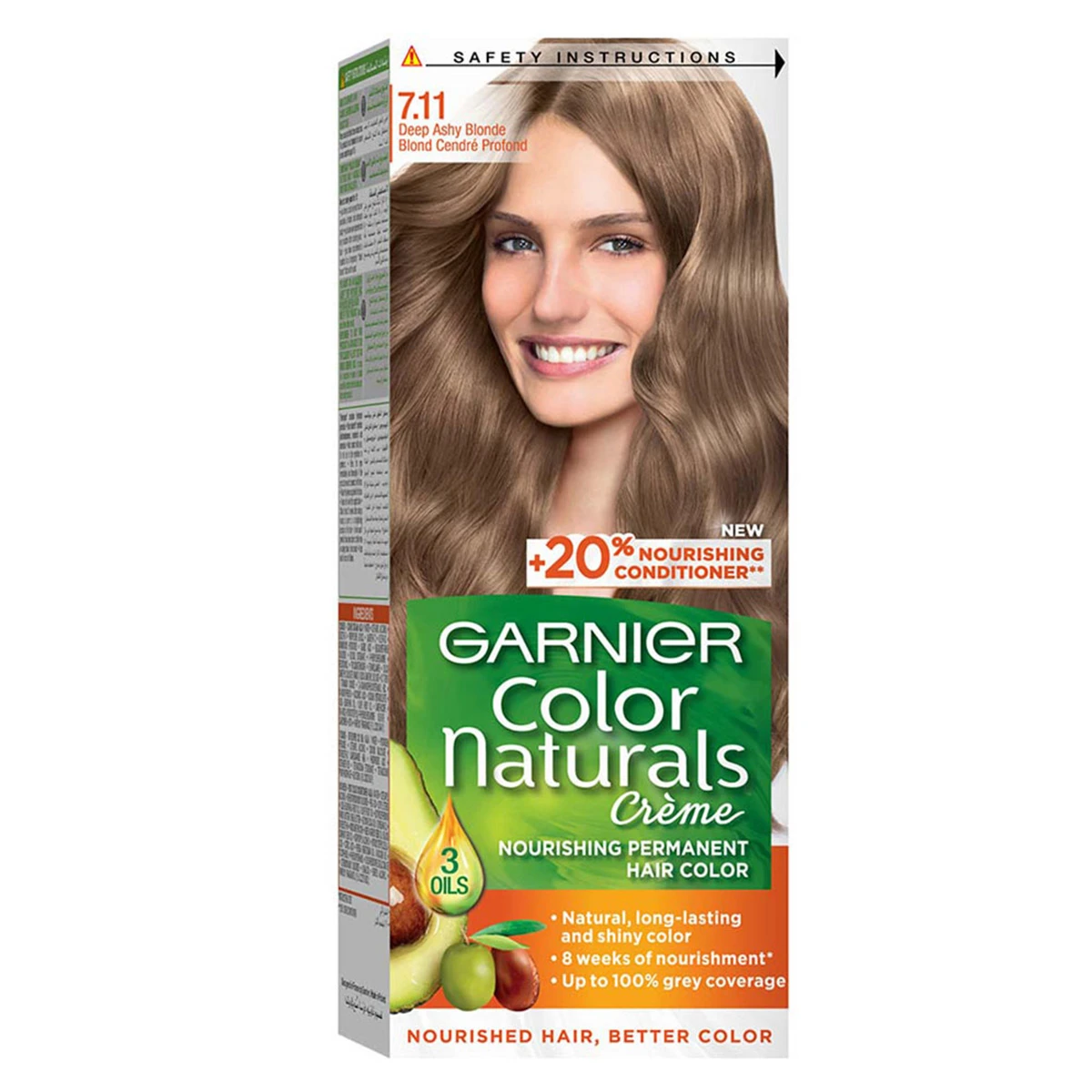 Garnier Color Naturals Ashy Blonde 7.11