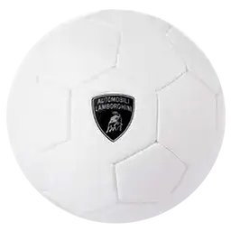 Lamborghini Football White Not Inflated with Air 5 Inch 