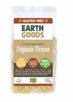 Earth Goods Organic Gluten Free Pasta Penne 250 Gm