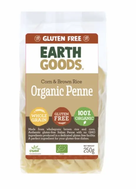 Earth Goods Organic Gluten Free Pasta Penne 250 Gm - view 1