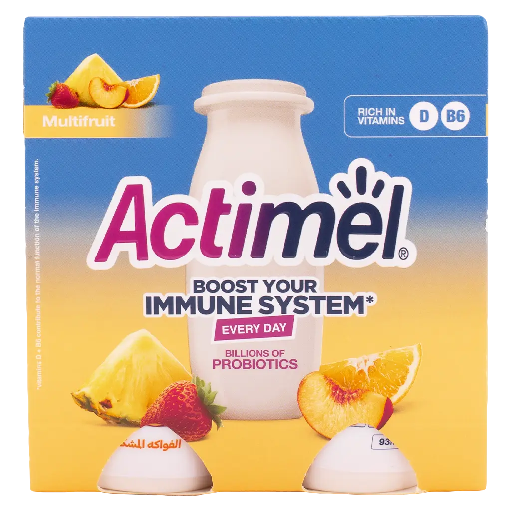 Actimel Dairy Drink Multi-Fruit 93MlX4 - view 2
