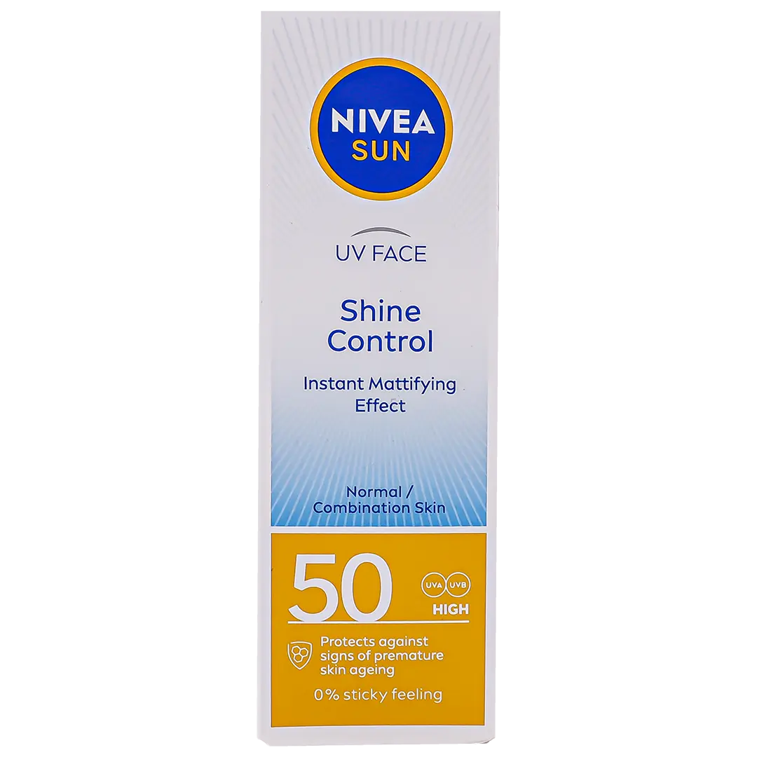 Nivea Sun Uv Face Shine Control Face Cream SPF 50 Tube 50 ml - view 2