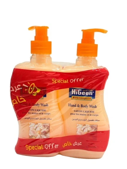 Higeen Hand & Body Wash Orange Blossom 500MlX2