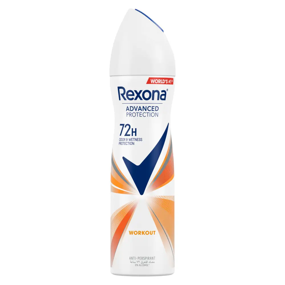 Rexona Antiperspirant Deodrant Spray Workout 150 Ml - view 1