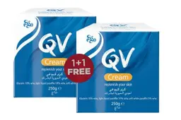 Qv Cream 250 Gm Jar 1+1 Free