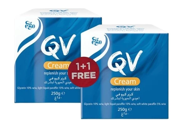 Qv Cream 250 Gm Jar 1+1 Free
